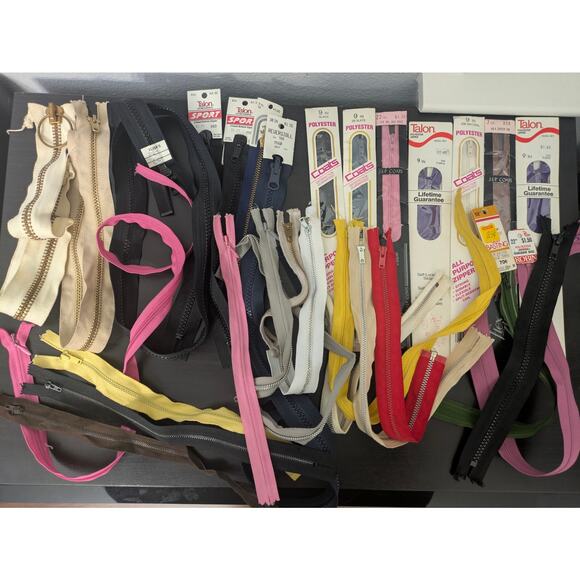 Zipper Lot various sizes and types - Picture 8 of 8